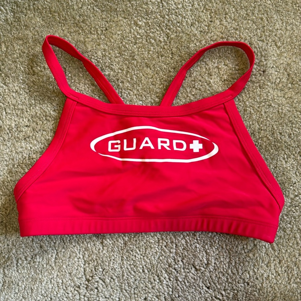 Lifeguard Swim Top Size XS